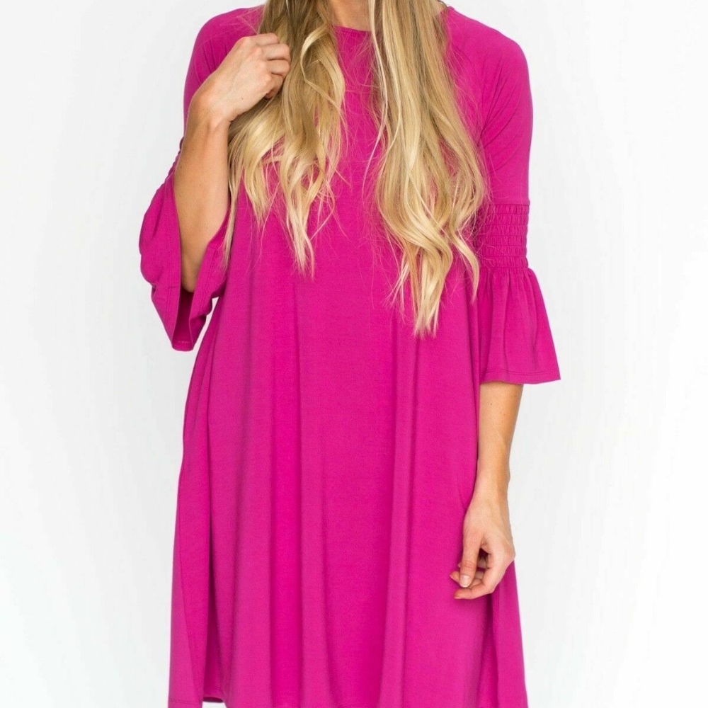 A&D WALKER DRESS DARK BERRY XXS - NWT